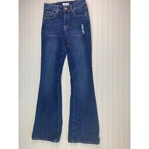 Hammer Size 5 Womens Jeans Mid Rise Flare Stretch Med Wash